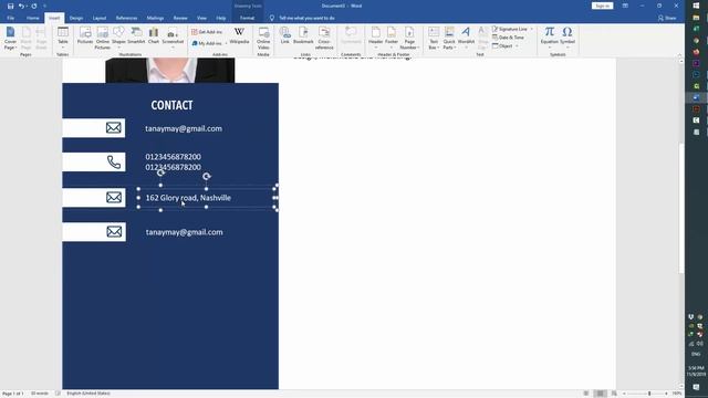 How to Create a CV/RESUME template in Microsoft Word Docx - Docx Tutorial