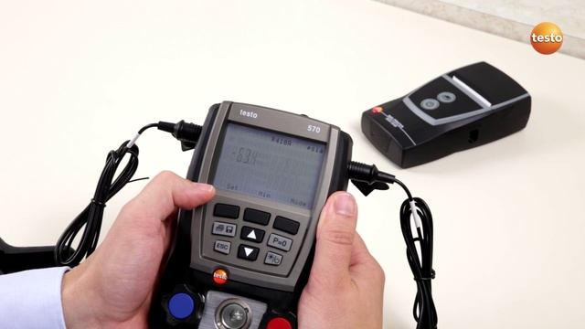 Testo 570. 5. Печать данных на месте измерения