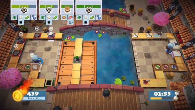 Overcooked 2 - Level 5-1 - 4 stars (solo)