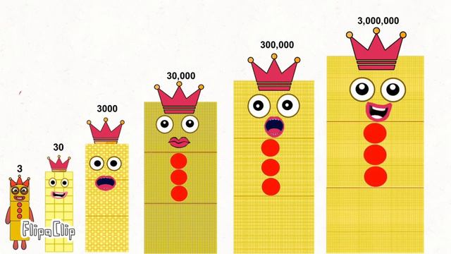 Numberblocks sneeze number 3 - 3,000,000