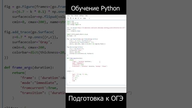 Создание МРТ на Python