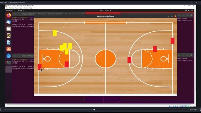 Erlang - Basketball Game