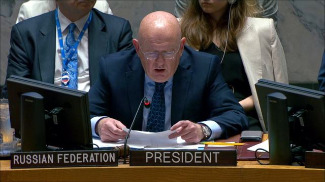 Point of order by Permanent Representative Vassily Nebenzia at UNSC Briefing on Ukraine