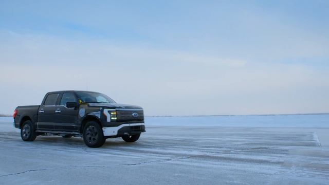 New FORD F-150 LIGHTNING 2022 - WINTER testing in extreme cold & snow