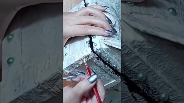 Шкатулка сундук из картона своими руками