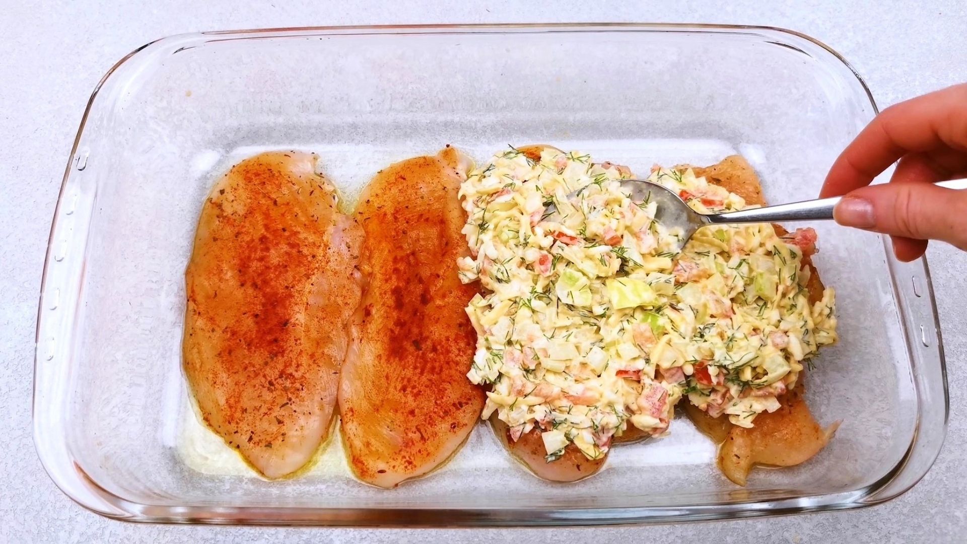 Рецепт куриного филе в духовке.