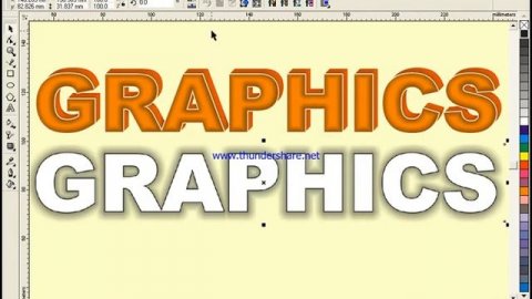 3D text Effect _ Corel Draw x5 X9 x7 x12 How to make effect any text Corel draw Fancy Font Embossin