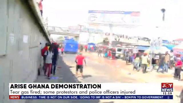 MUST WATCH, FULL VIDEO - WHAT HAPPENED BETWEEN THE POLICE AND THE ARISE GHANA DEMONSTRATORS