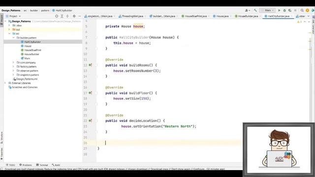 Novel Course- Design Patterns- Builder Pattern - lesson 8- النماذج الممنهجة