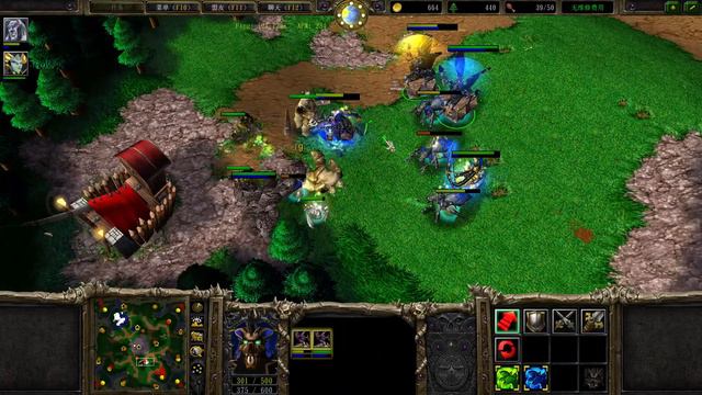 [Really a Hard Game] Warcraft III 1v1 vs Human Netease 1.31 魔兽争霸3 网易对战平台