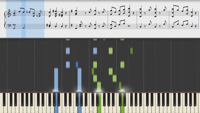 Моцарт  на пианино. Фортепиано. Mozart HARD Piano tutorial.