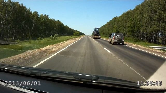 Трасса, Action камера RD32II 1080p 30fps, день, крепление камеры в авто