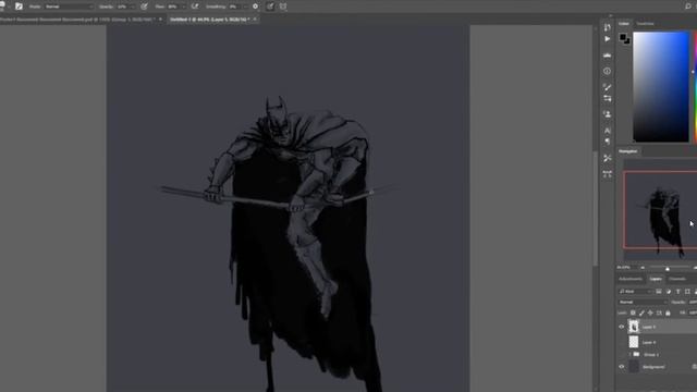'Sewer Bat' - Batman Sketch
