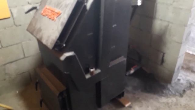 Установка котла Горняк.