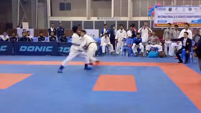 BG karate championship in Bangladesh fight