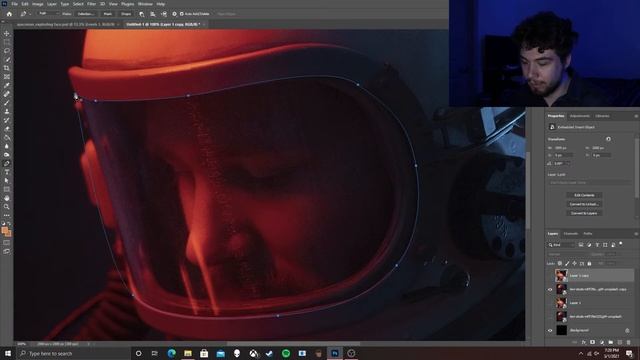 Spaceman Helmet Explosion Photoshop Tutorial - How'd You Do That?