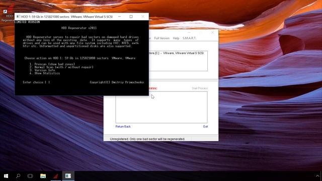 Repair Bad Sectors on HDD in with HDD Regenerator 2020