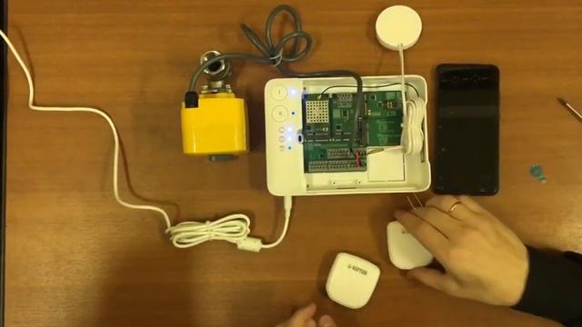 Neptun Smart  Подключение радиодатчиков 868 к модулю управления