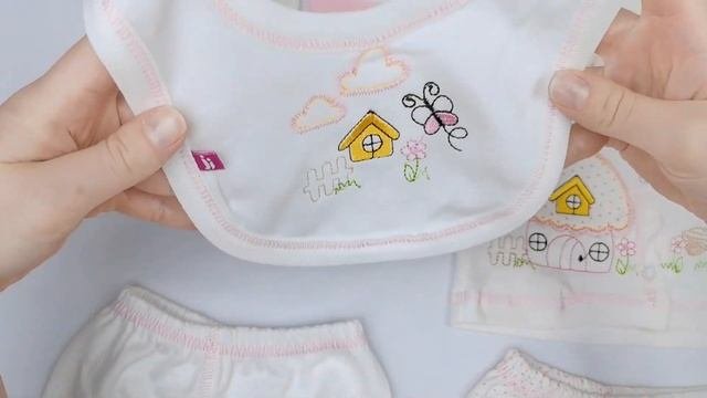 Комплект одежды на выписку новорожденным PlushkaKids  Jino 1