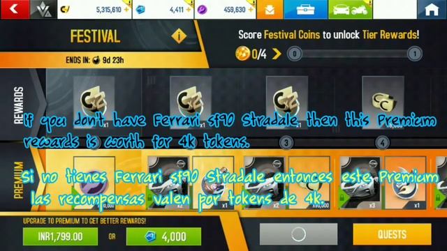 Asphalt 8 Nissan Leaf Nismo RC Festival || Worth Premium for 4k Token?? | RACING King