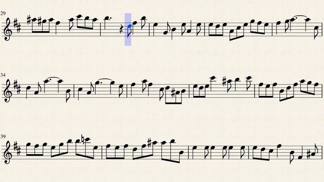 BWV_1041_Violin_Concerto_in_A_Minor_Clarinet Alto Sax SlowMo Verits99