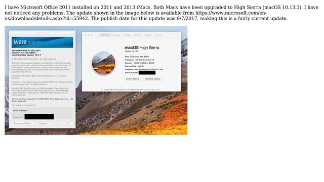 Apple: Does Microsoft Office 2011 work in High Sierra? (4 Solutions!!)