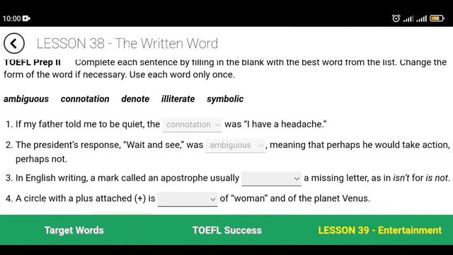 TOEFL урок #38