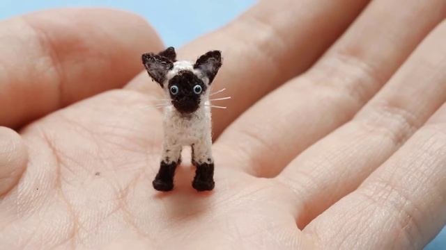 Micro Amigurumi Crochet - Super Cute Apricot Crochet Cats