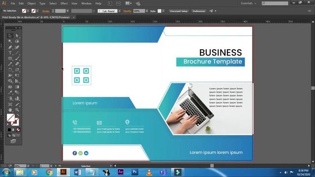 Prepare An Illustrator File For Print in Hindi