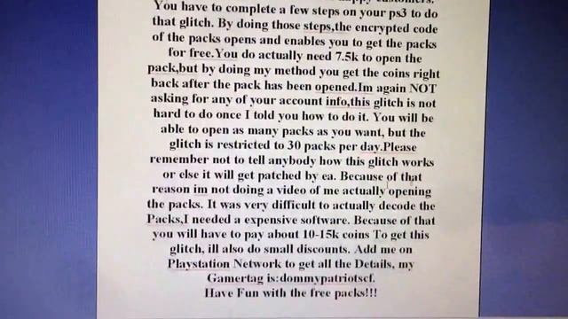Fifa 14 Ultimate Team pack glitch No password or Email.