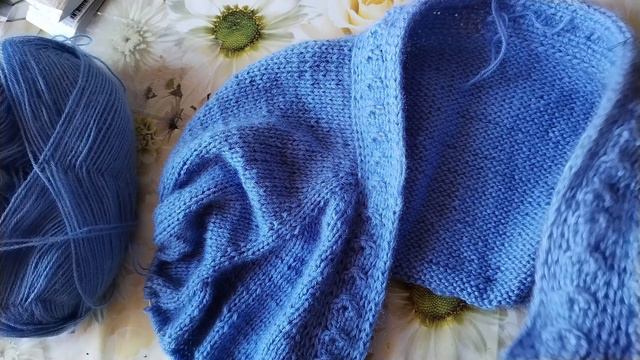 Вяжу кардиган из пряжи ALIZE ANGORA GOLD ,план и заготовки на зиму .