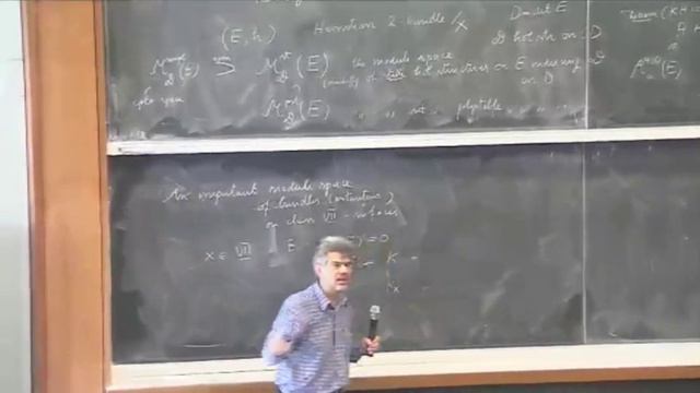 Andrei Teleman - Instantons and holomorphic curves on surfaces of class VII (Part 4)