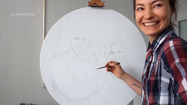 Живописные портреты маслом от студии LA PORTRET