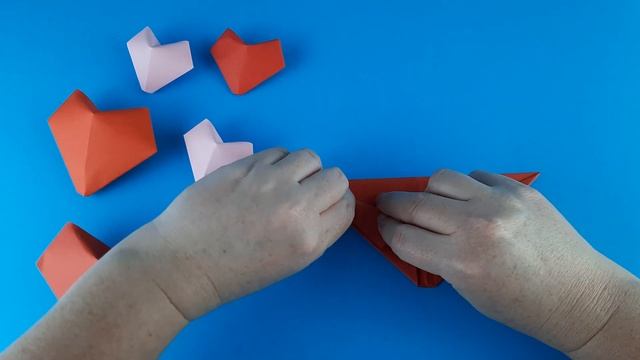 Сердечко из бумаги / Валентинка / Оригами сердце