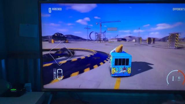 Trying to do an ice cream truck drift in wreckfest