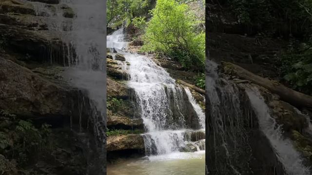 Каскадный водопад Лаго-Наки,Адыгея