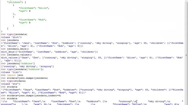 JSON and Python