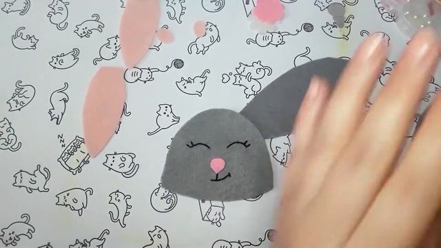 Зайчик из фетра. Как сшить миленького Зайку/брелок. МК часть 1