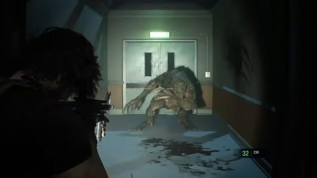 Resident Evil 3 Remake - First Hunter encounter