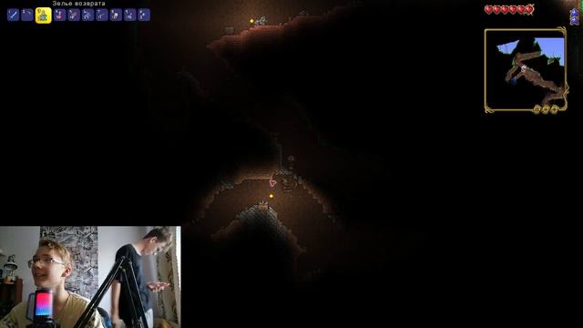 2 нубика пытаются играть в террарию №2