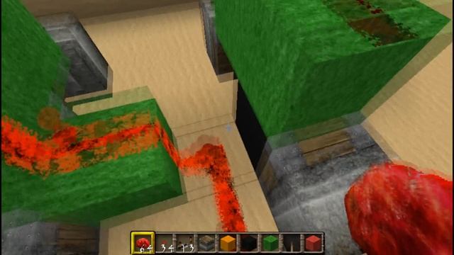Двоичный счетчик на Т-триггерах [Уроки по Minecraft]