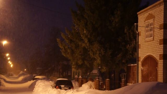 . Snowstorm. Blizzard .