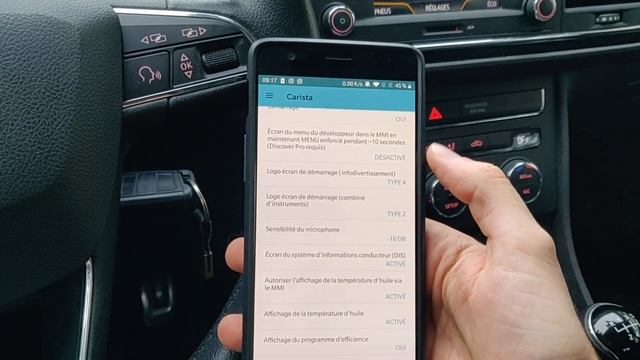 CARISTA OBD2  Personnaliser votre VOLKSWAGEN AUDI SEAT SKODA MINI BMW LEXUS TOYOTA français