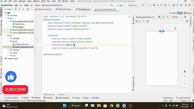 How to use recycler view in Android Java | Android Studio Tutorials | Mobile App Development