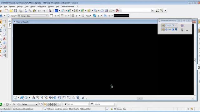 Opening DGN File