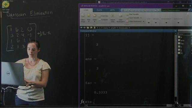 AMATH352 Gaussian Elimination Matlab