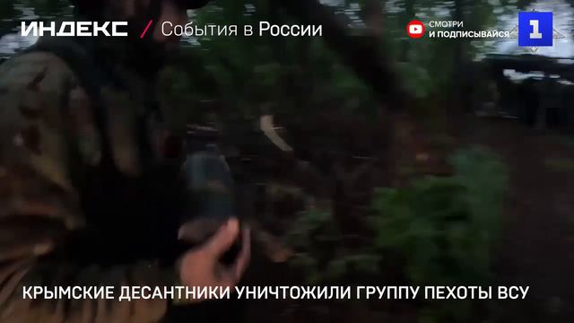 Крымские десантники уничтожили группу пехоты ВСУ