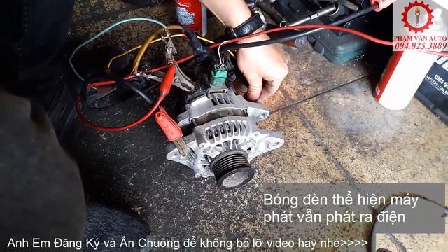 Hướng Dẫn Cách Kiểm Tra Máy Phát Bãi Ô Tô | Phạm Văn auto