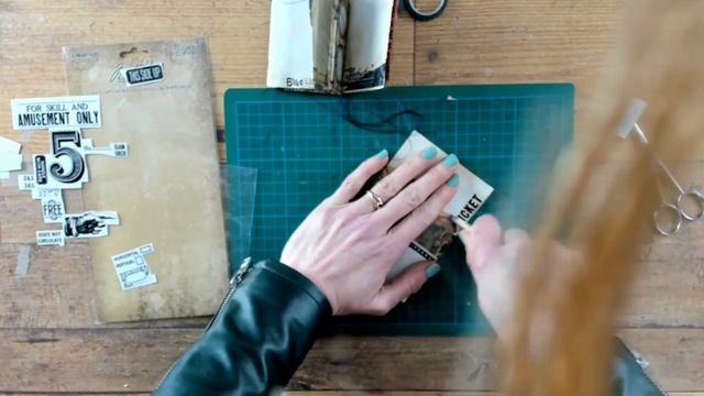 MINI JOURNAL created for Tim Holtz Ideaology 2022