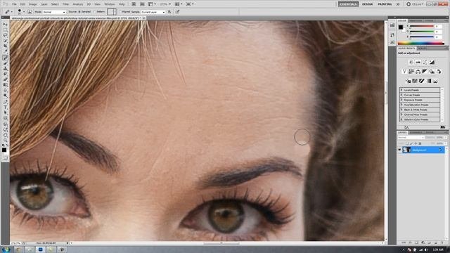 Professional Photoshop Portrait Retouching - Part II - Learning and Setting Up Healing Brush Preset